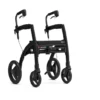 Rollz Motion Rollator och rullstol i ett matt black
